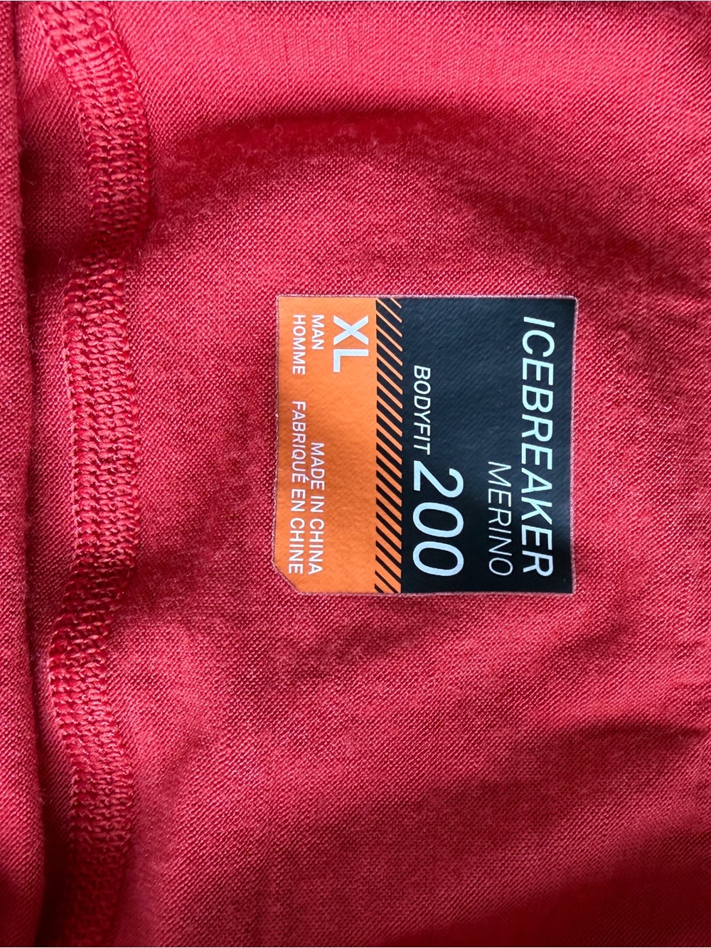 Icebreaker Men’s Merino 200 Bodyfit Crewneck Sweater - Red